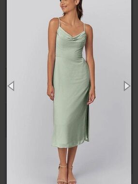 Kennedy Blue Francesca Dress in Light Sage